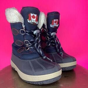 Pajar Marcel Blue Waterproof Insulated Rubber Winter Boot Sz 13T